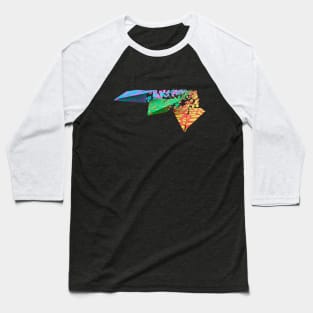 Colored Paper Planes Baseball T-Shirt